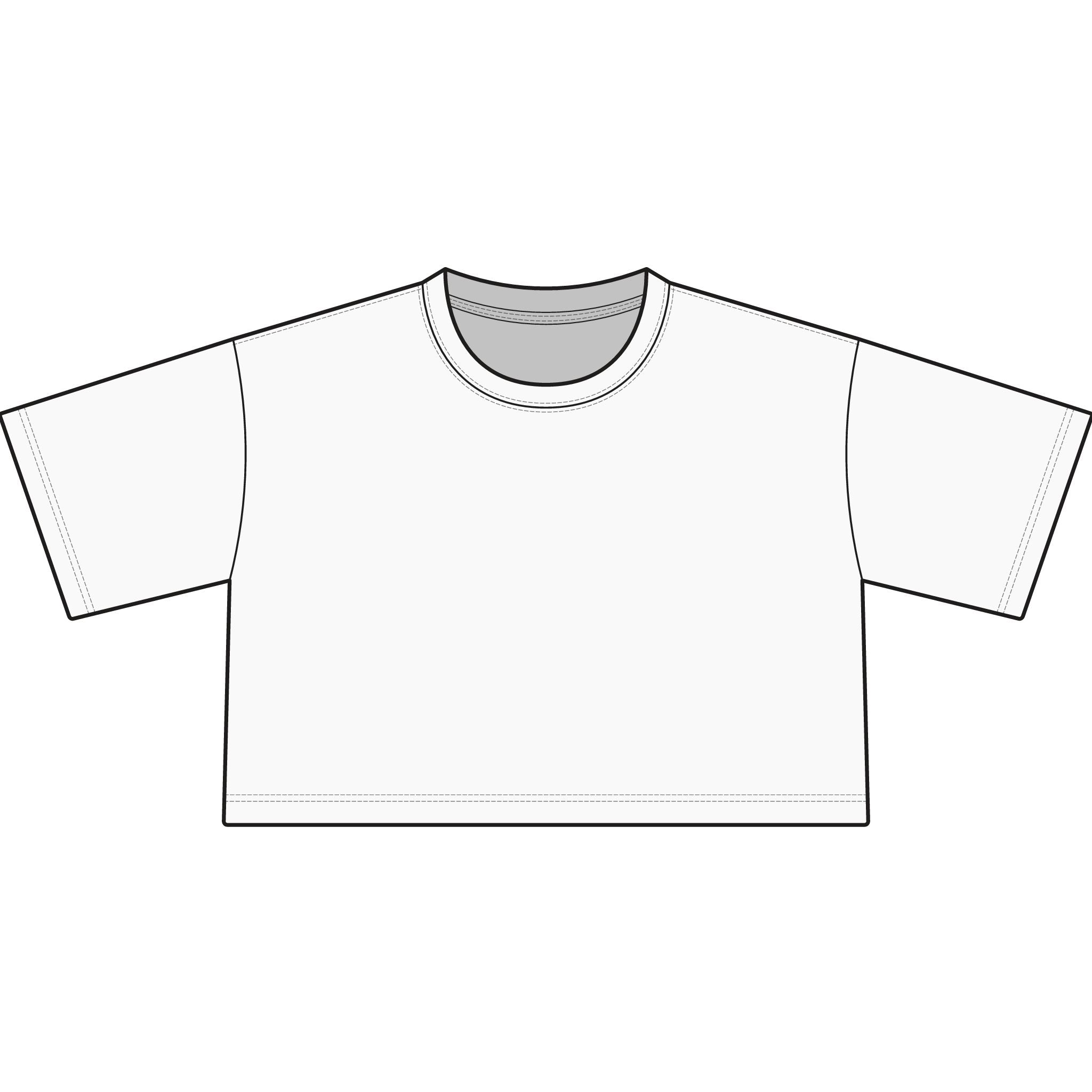 Buffalos Cropped Tee Bella + Canvas