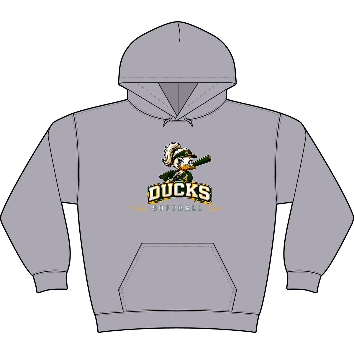 Ducks Softball Heavy blend Hoodie