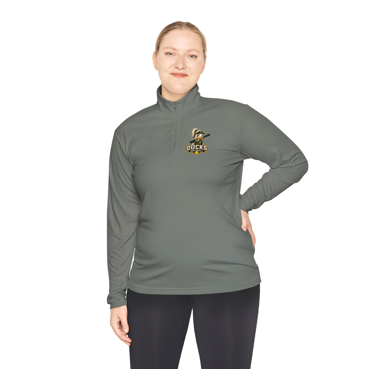 Ducks Softball Quarter-Zip Pullover
