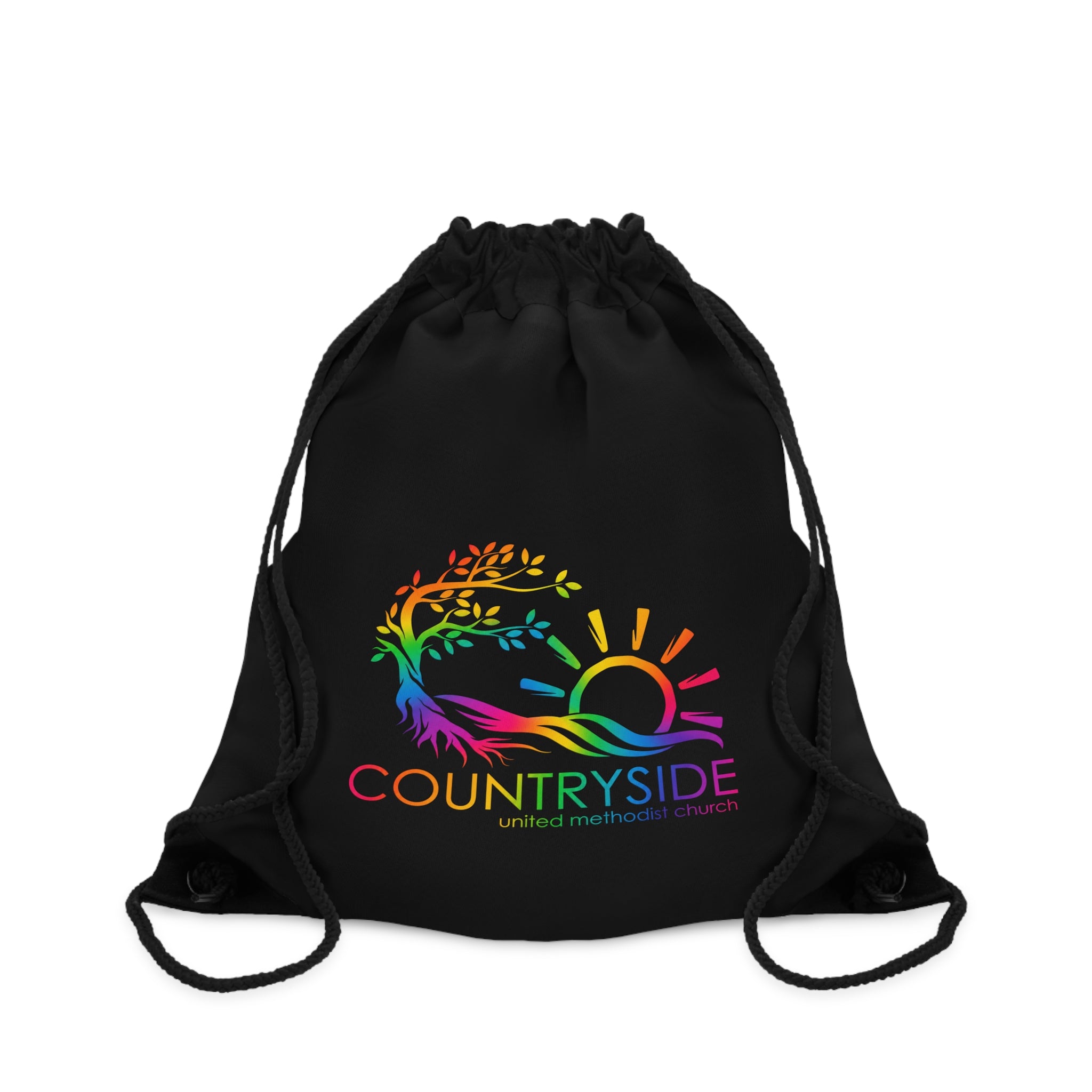 Countryside Drawstring Bag Rainbow