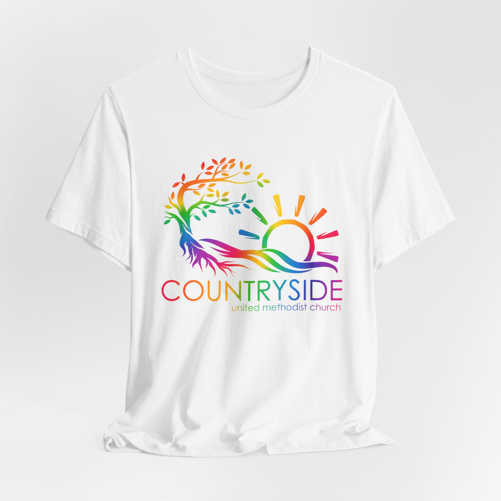 Bella and Canvas Countryside Rainbow Tee