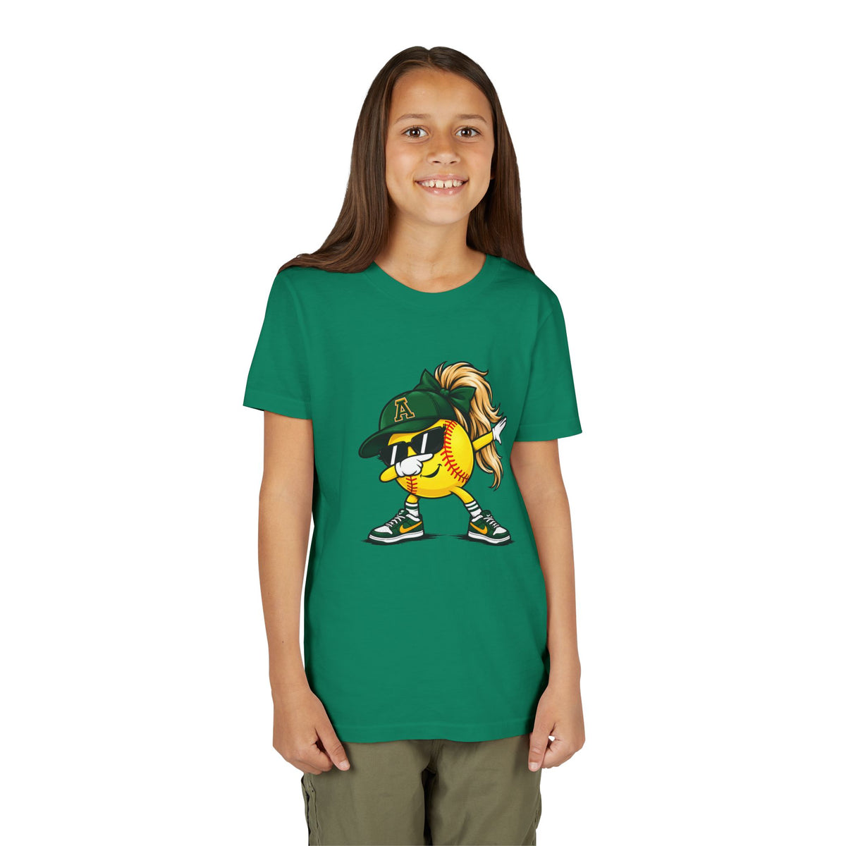 YOUTH Ducks Softball Dabbing Tee