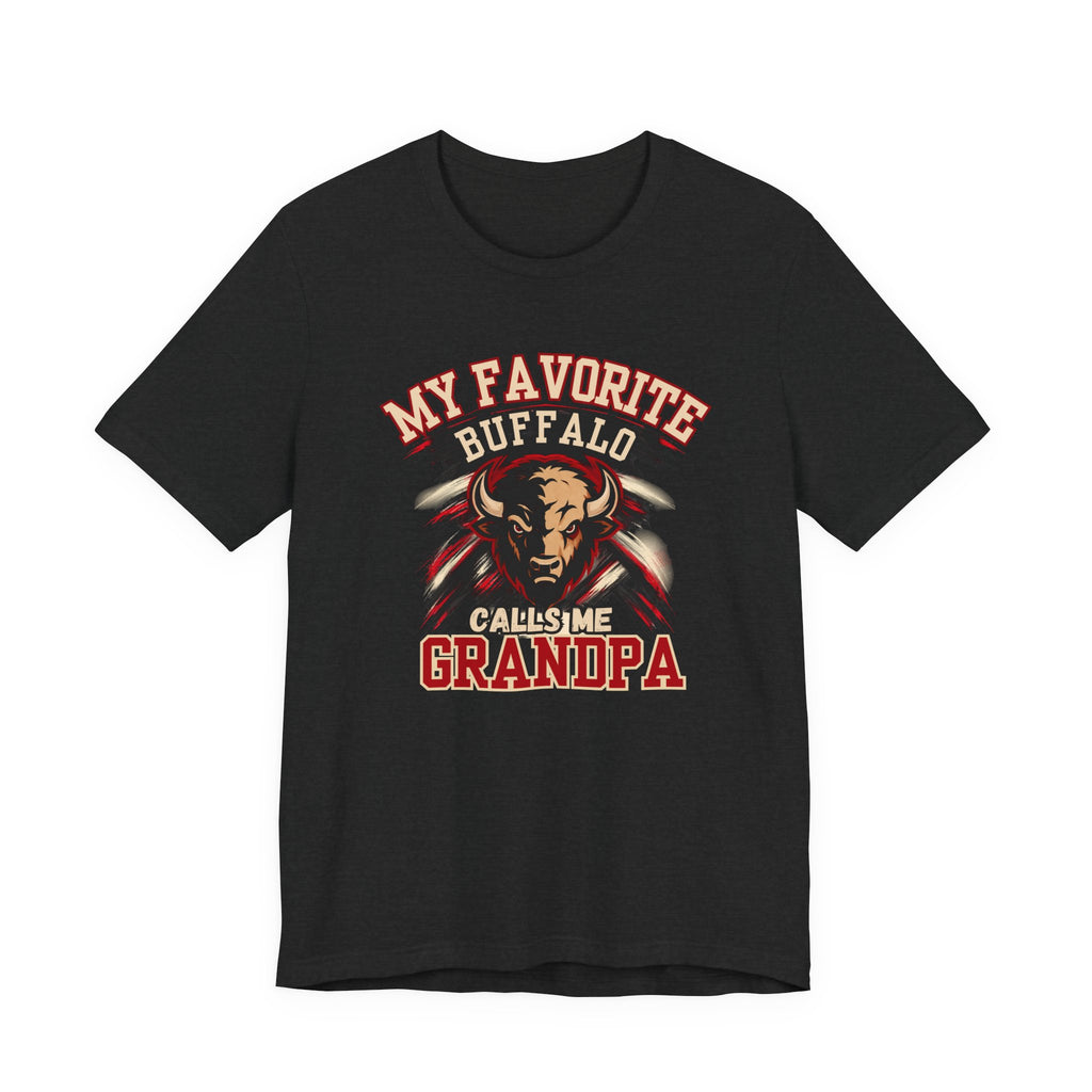 Buffalos My Favorite Buffalo Calls Me Grandpa Soft Tee