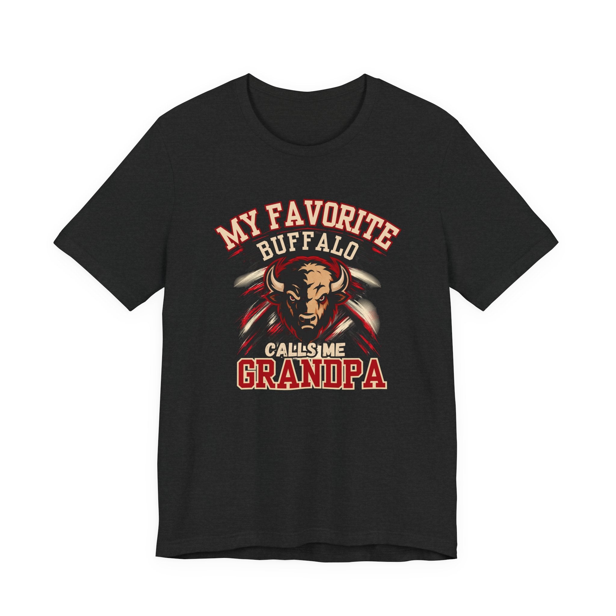 Buffalos My Favorite Buffalo Calls Me Grandpa Soft Tee
