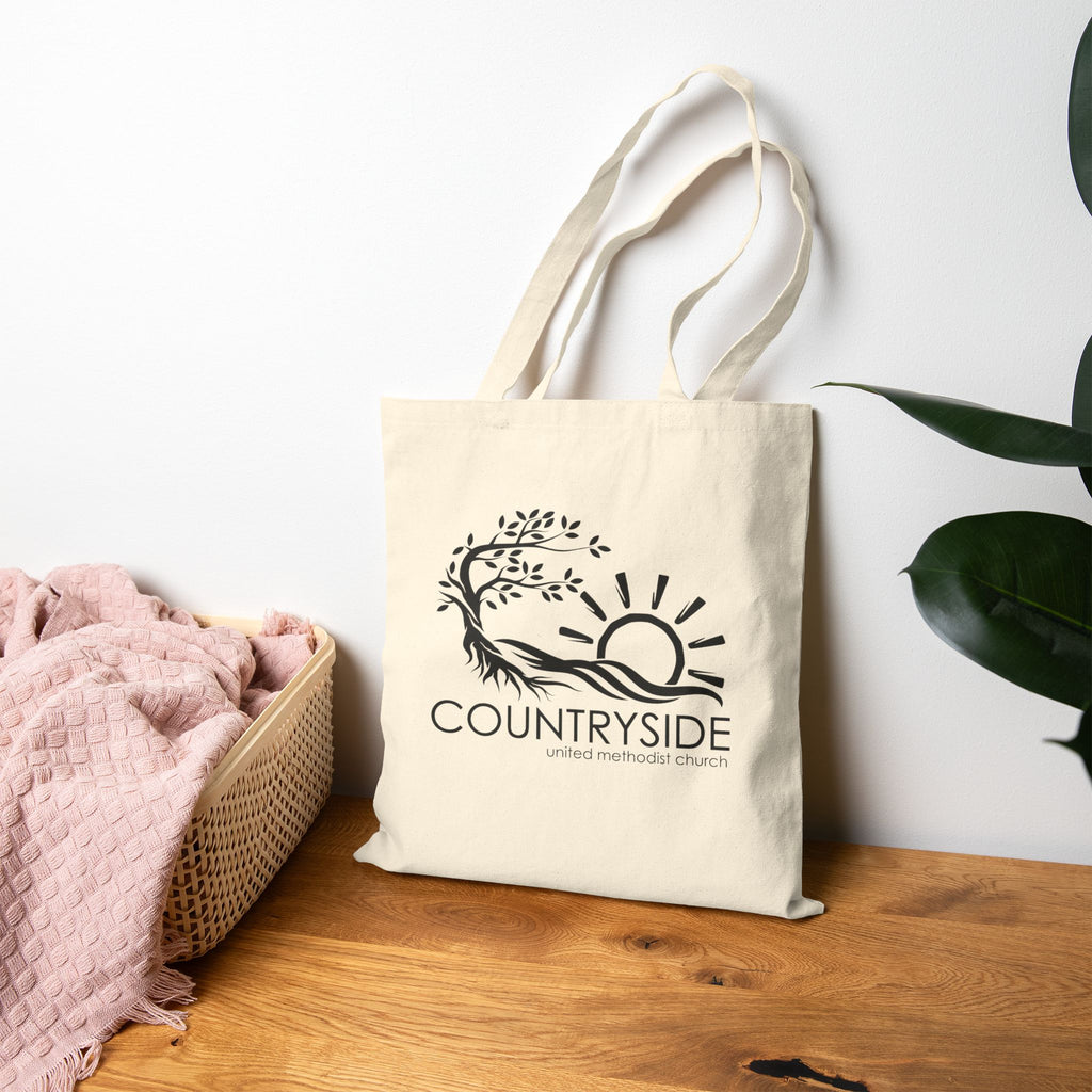 Countryside Canvas Tote Bag