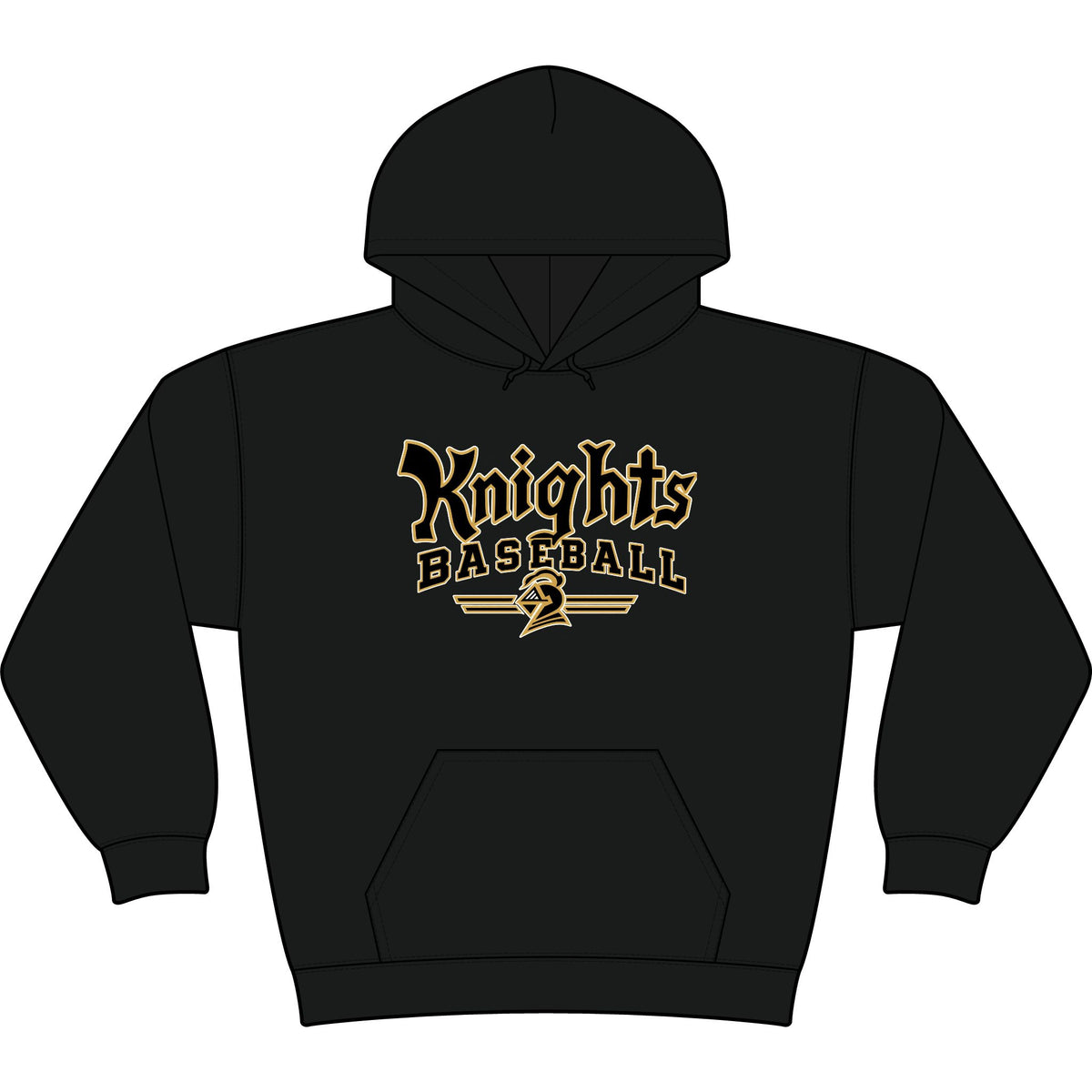 Knights Baseball Hoodie (Heavy Blend)