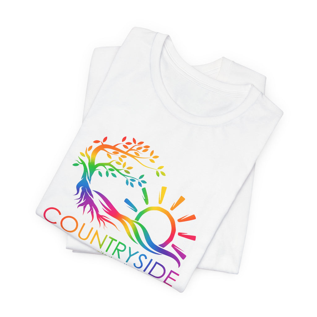 Bella and Canvas Countryside Rainbow Tee