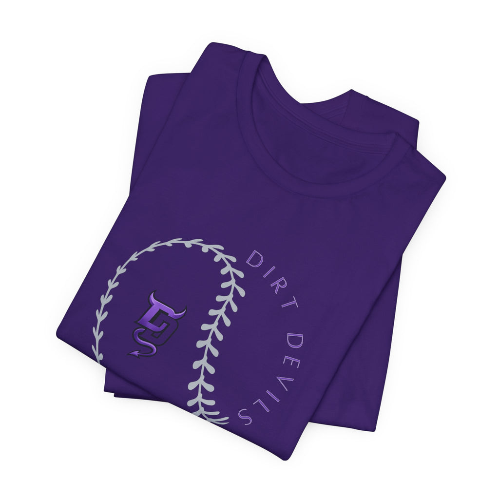 Dirt Devils Softball Baseball Stitch Tee  U10/12