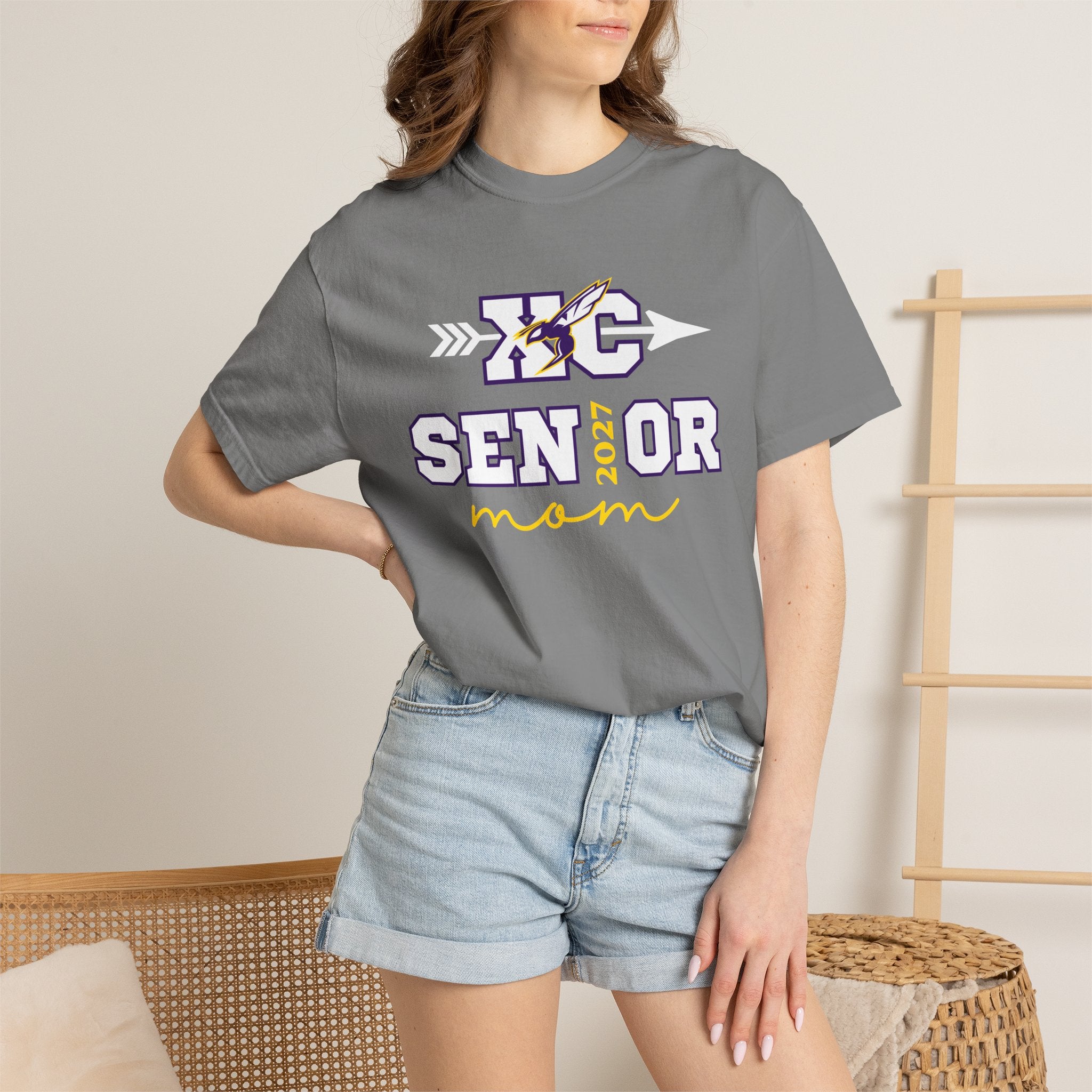 Valley Center Senior XC Mom Comfort Colors Tee