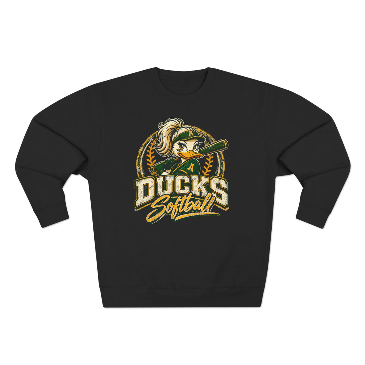 Ducks Softball Crewneck Sweatshirt