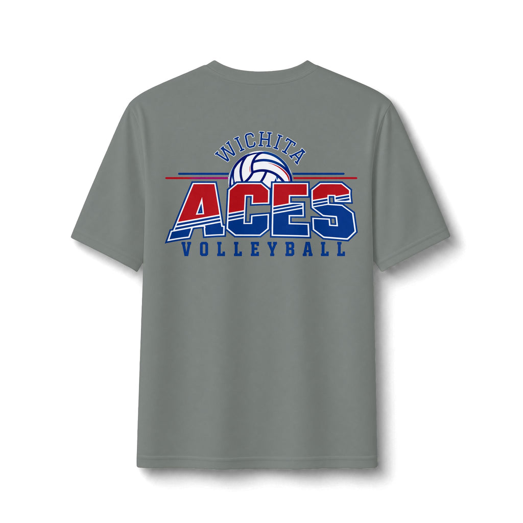 Wichita Aces Volleyball Performance Tee | FRONT/BACK