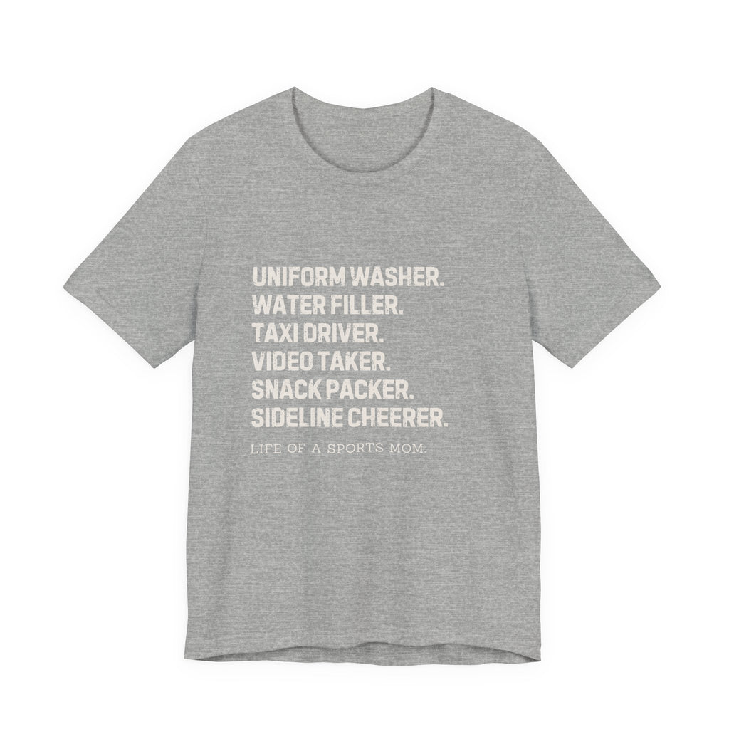 Sports Mom Life Tee (color options)