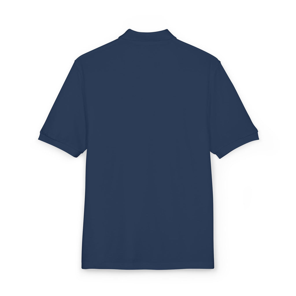 Countryside White Embroidered Polo