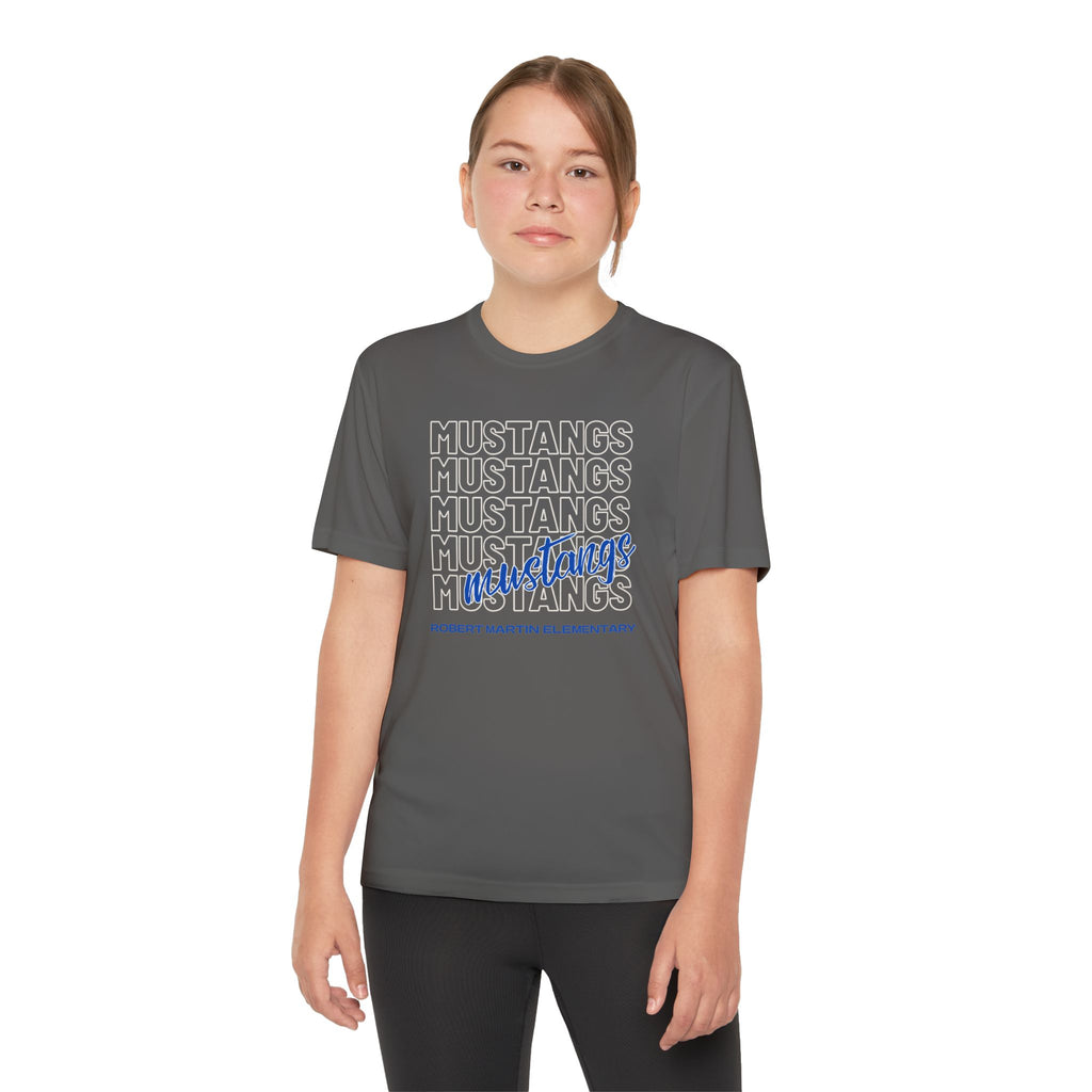 YOUTH RME Mustangs Moisture-Wicking Performance Tee
