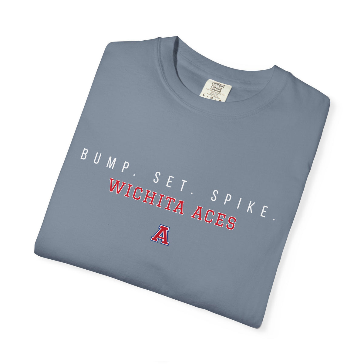 Wichita Aces Bump Set Spike Comfort Colors | Simple