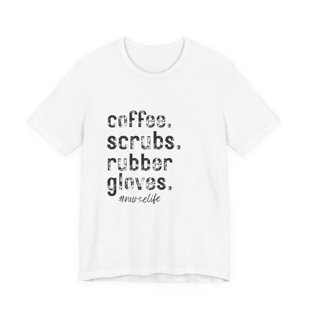 Coffee, Scrubs, Rubber Gloves (color options)
