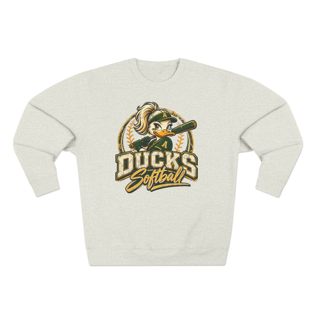 Ducks Softball Crewneck Sweatshirt