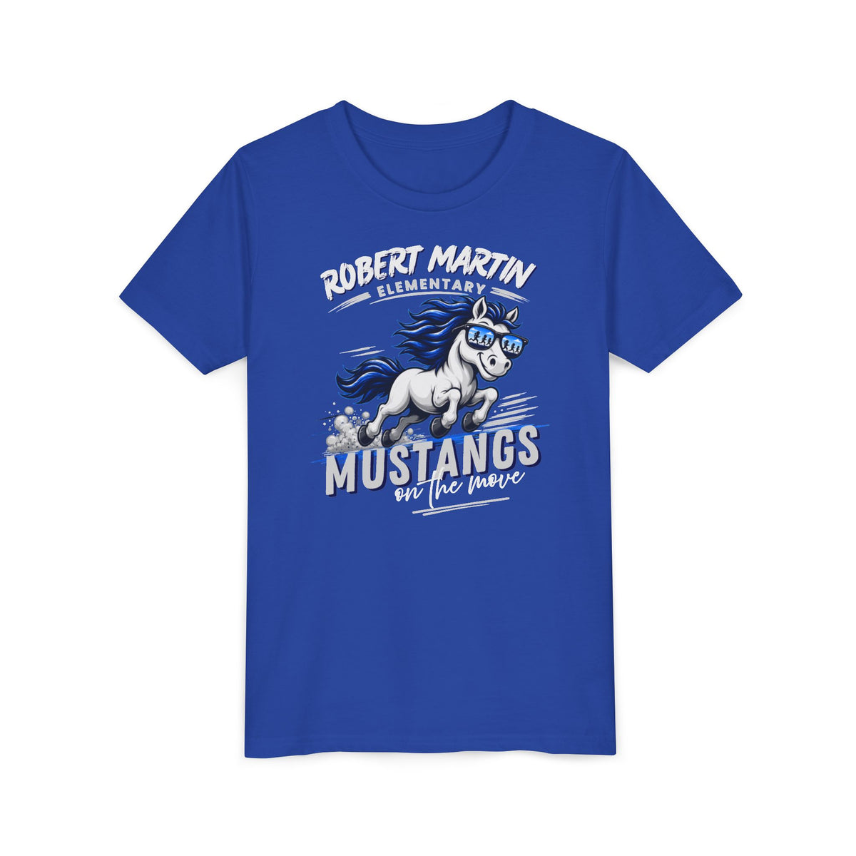 YOUTH RME Jog-A-Thon Mustangs Tee