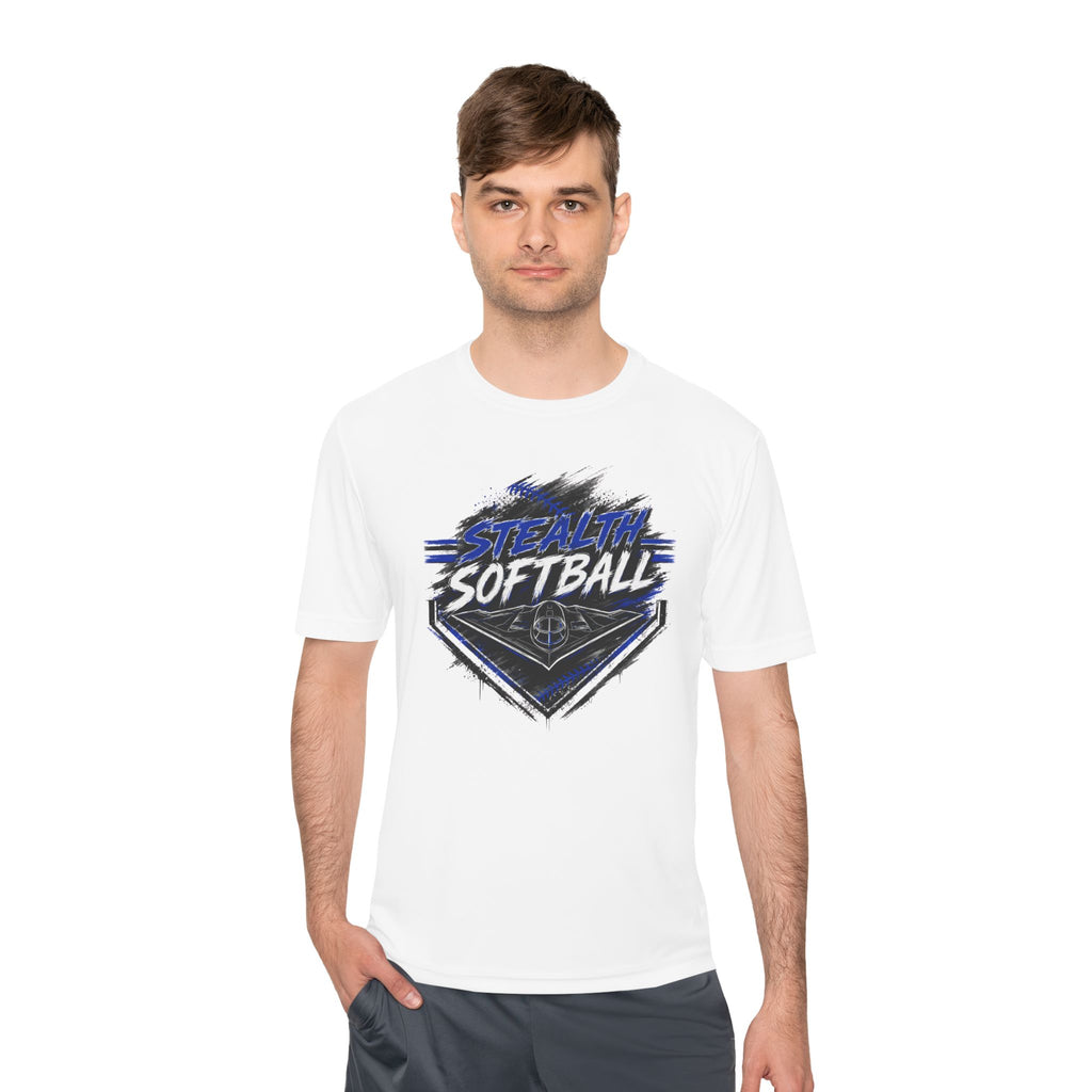 Moisture‑Wicking Stealth Softball Paint Tee