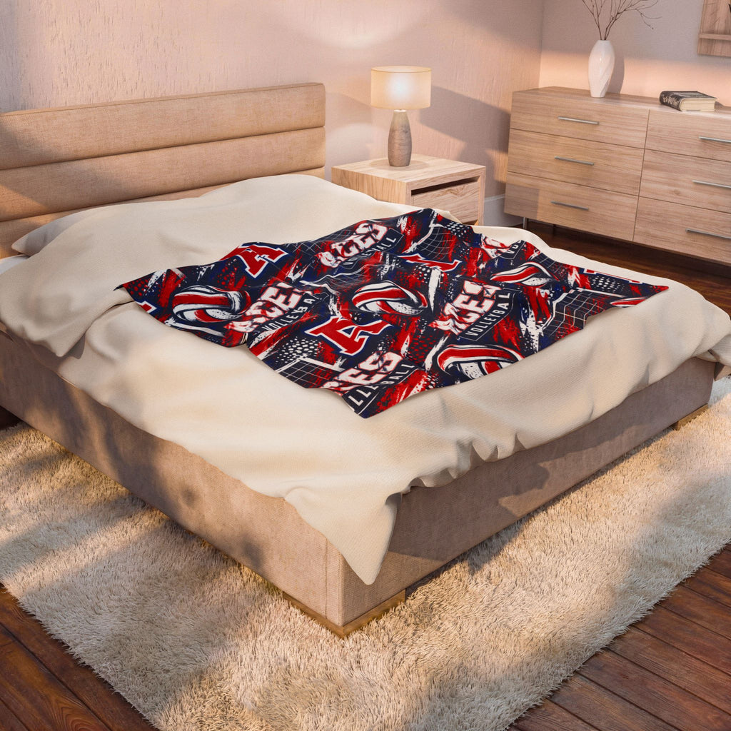 Wichita Aces Velveteen Plush Blanket