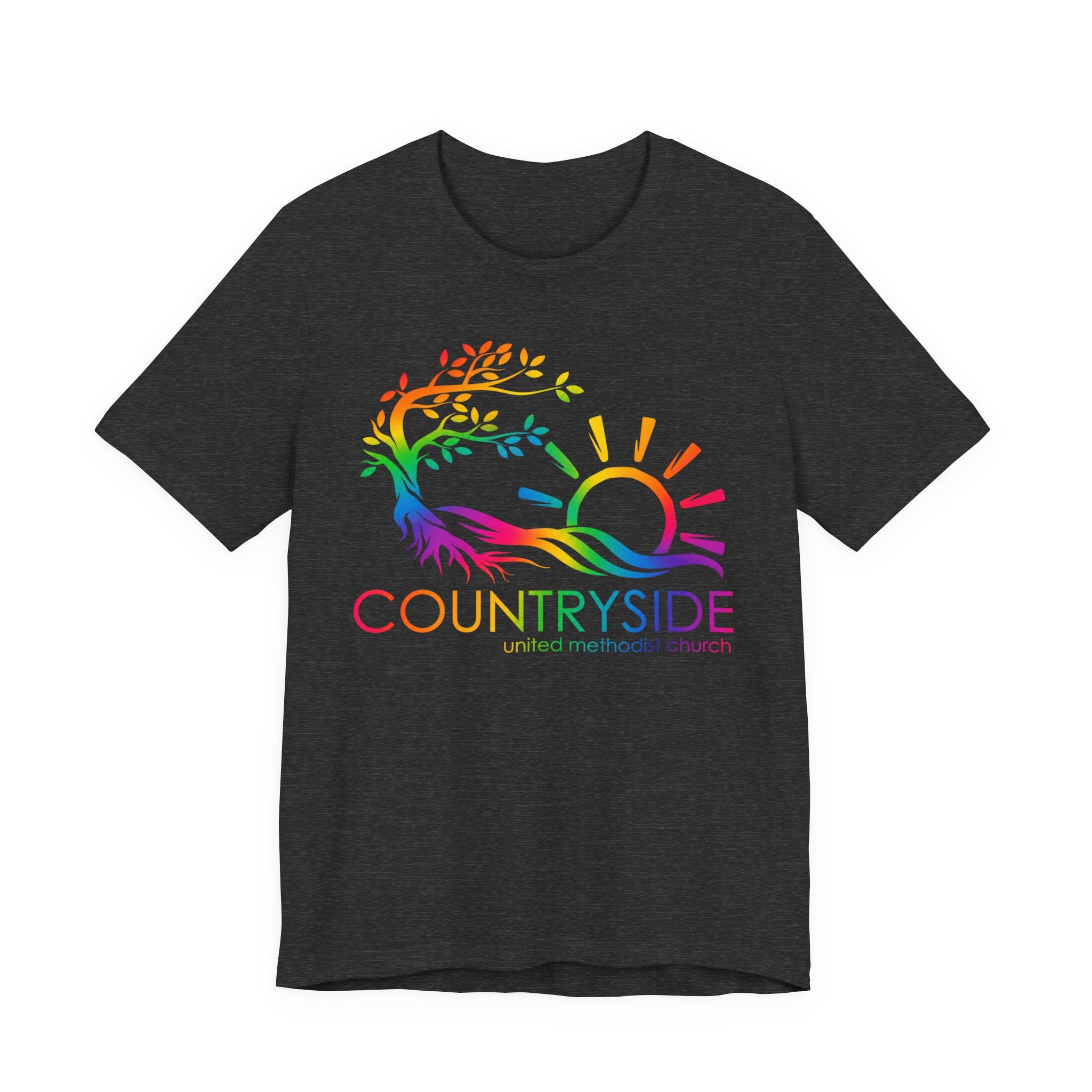 Bella and Canvas Countryside Rainbow Tee