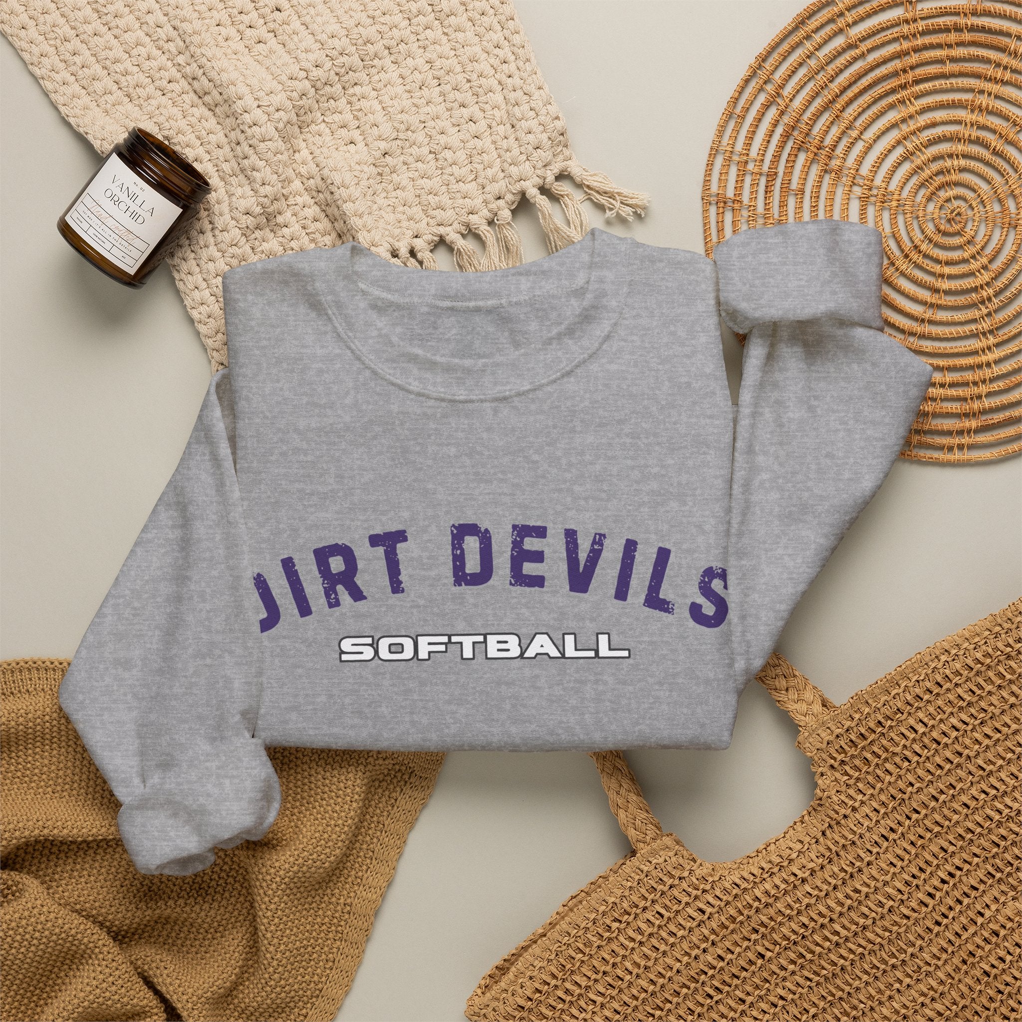 Dirt Devils Softball Crewneck U14