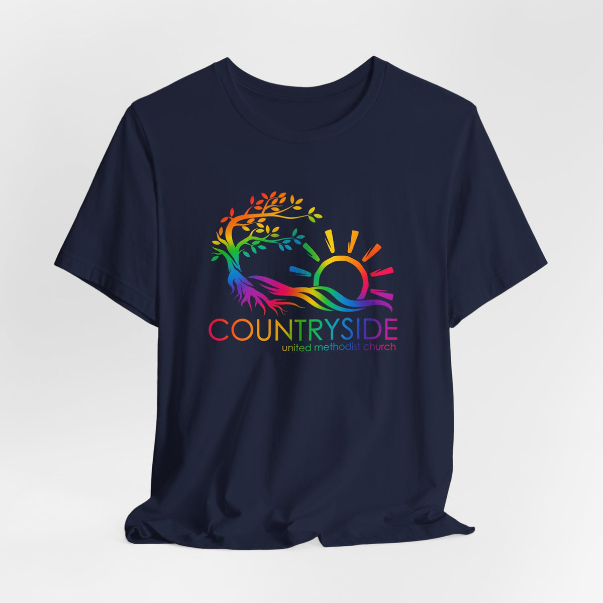Bella and Canvas Countryside Rainbow Tee