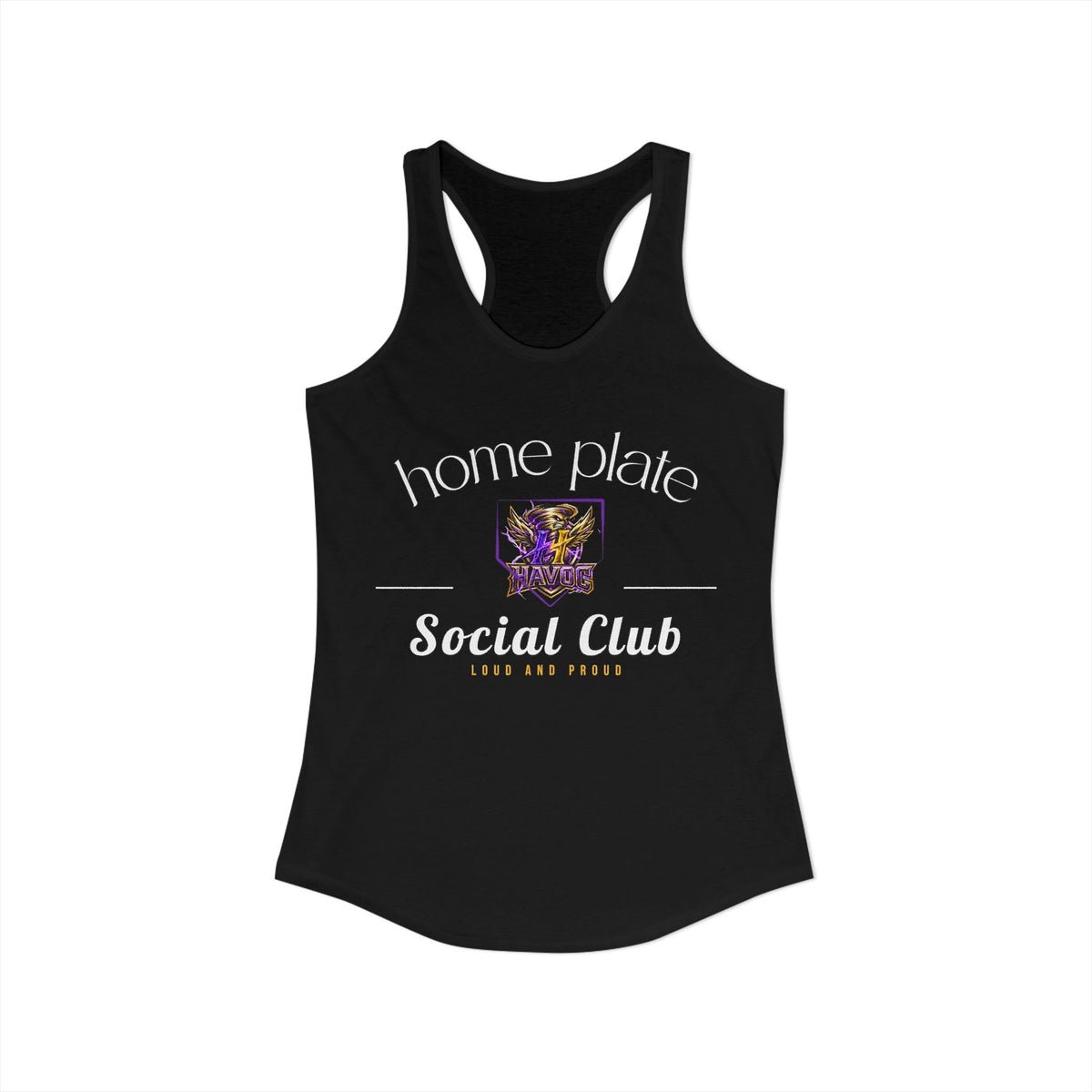 Havoc Home Plate Social Club Racerback Tank