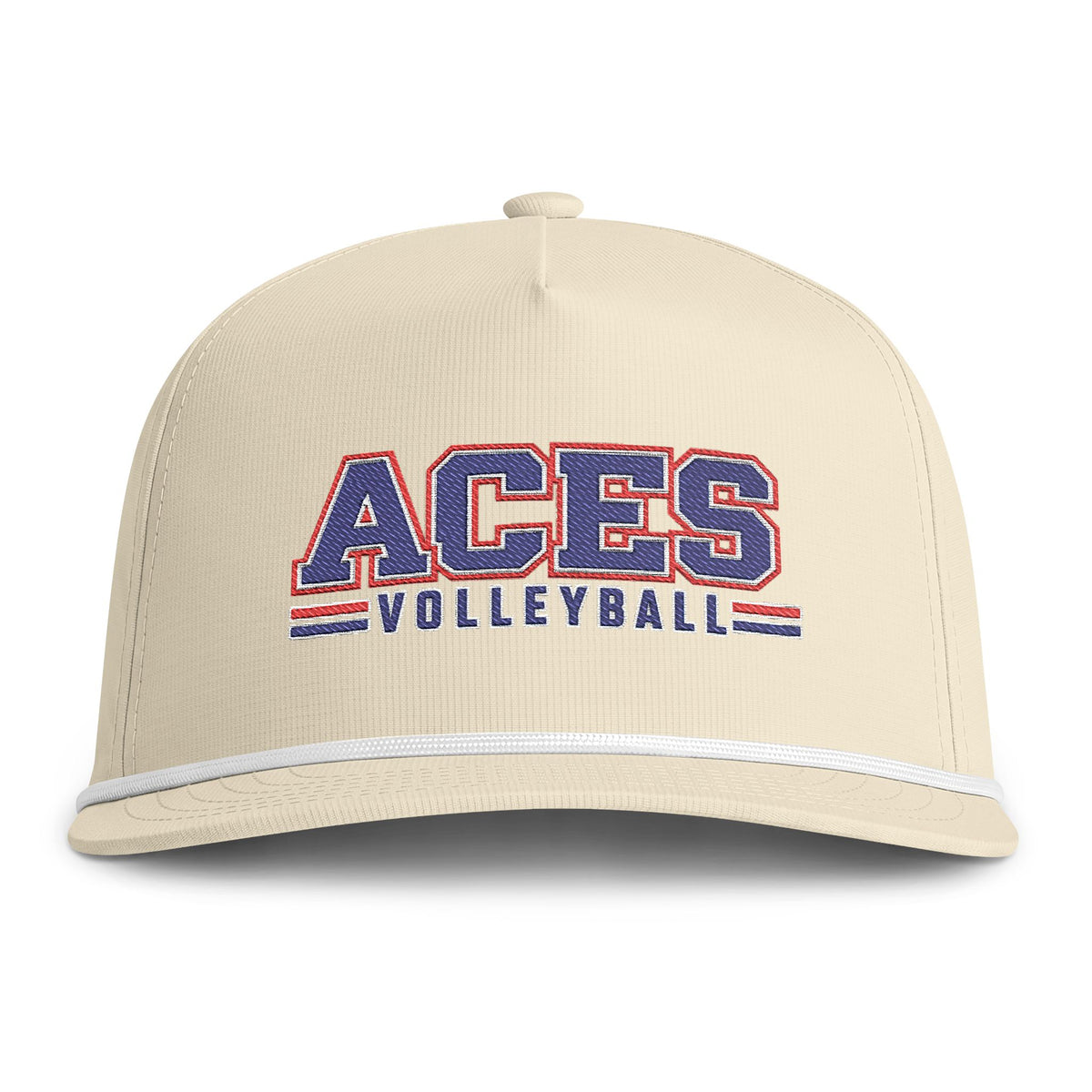 Wichita Aces Volleyball Rope Cap (Embroidered)