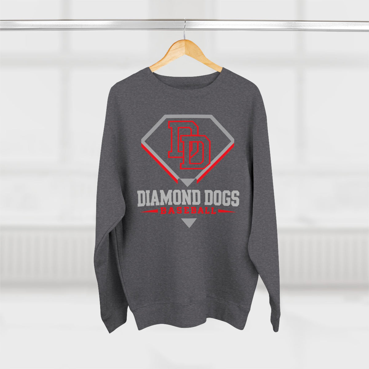 Diamond Dogs Baseball Crewneck Sweatshirt