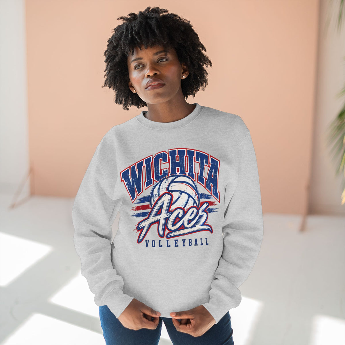 Wichita Aces Volleyball Crewneck Sweatshirt | Swift