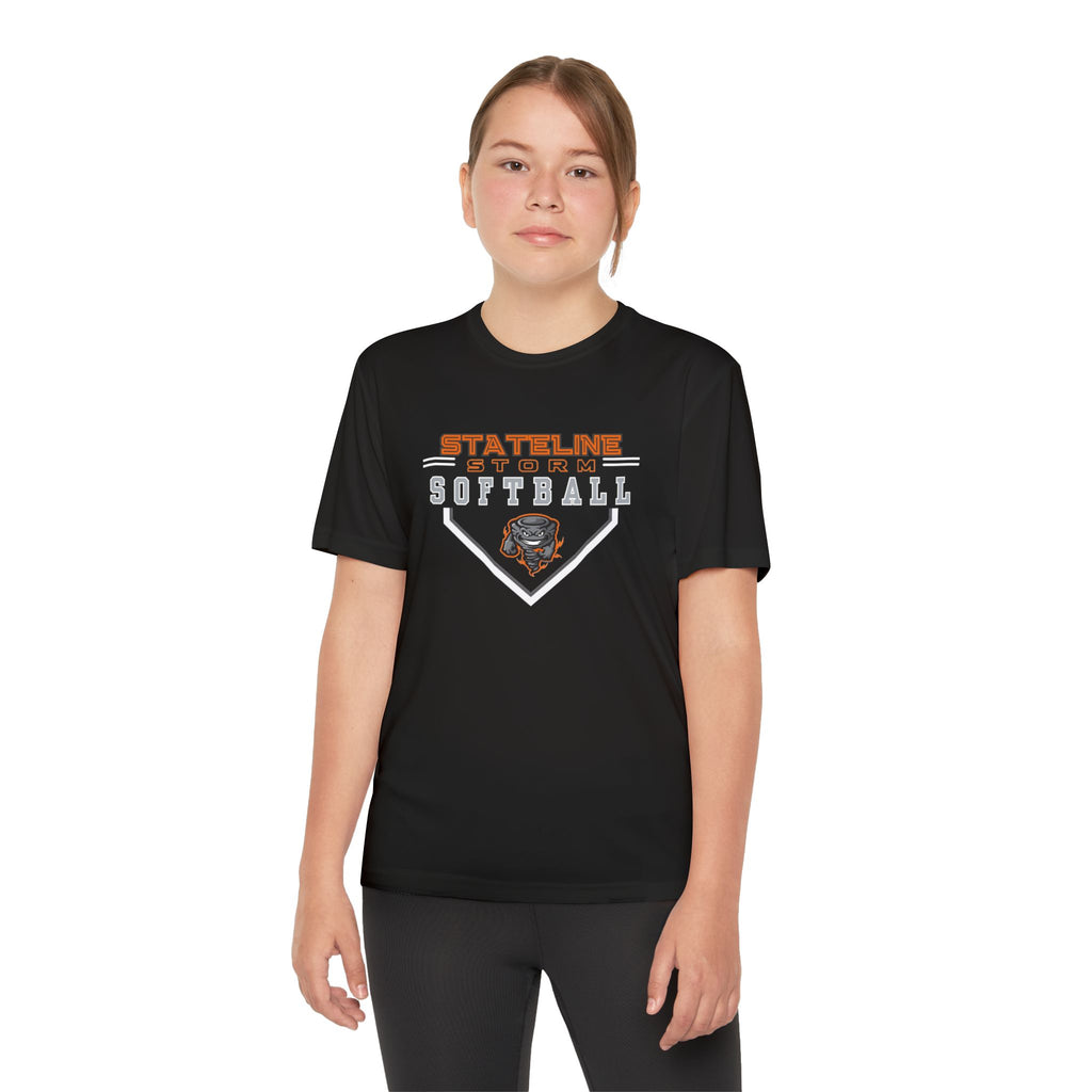 YOUTH Stateline Softball Moisture Wicking Performance Tee