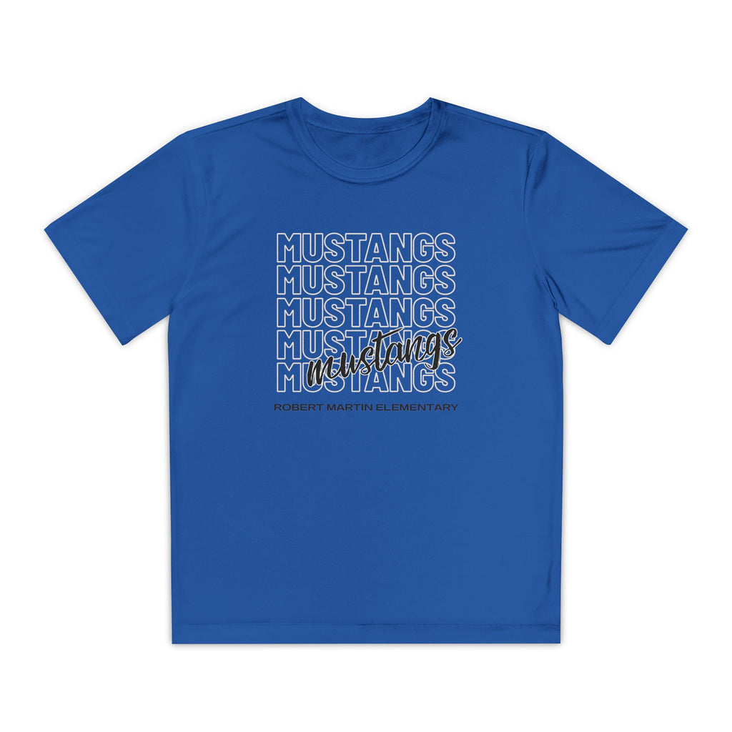YOUTH RME Mustangs Moisture-Wicking Performance Tee
