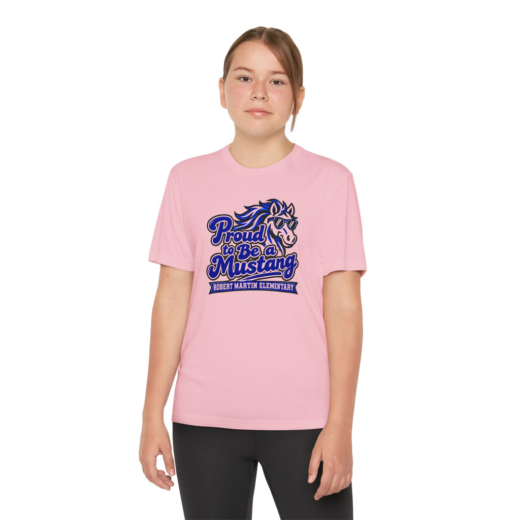 YOUTH RME Proud Mustang Moisture-Wicking Performance Tee