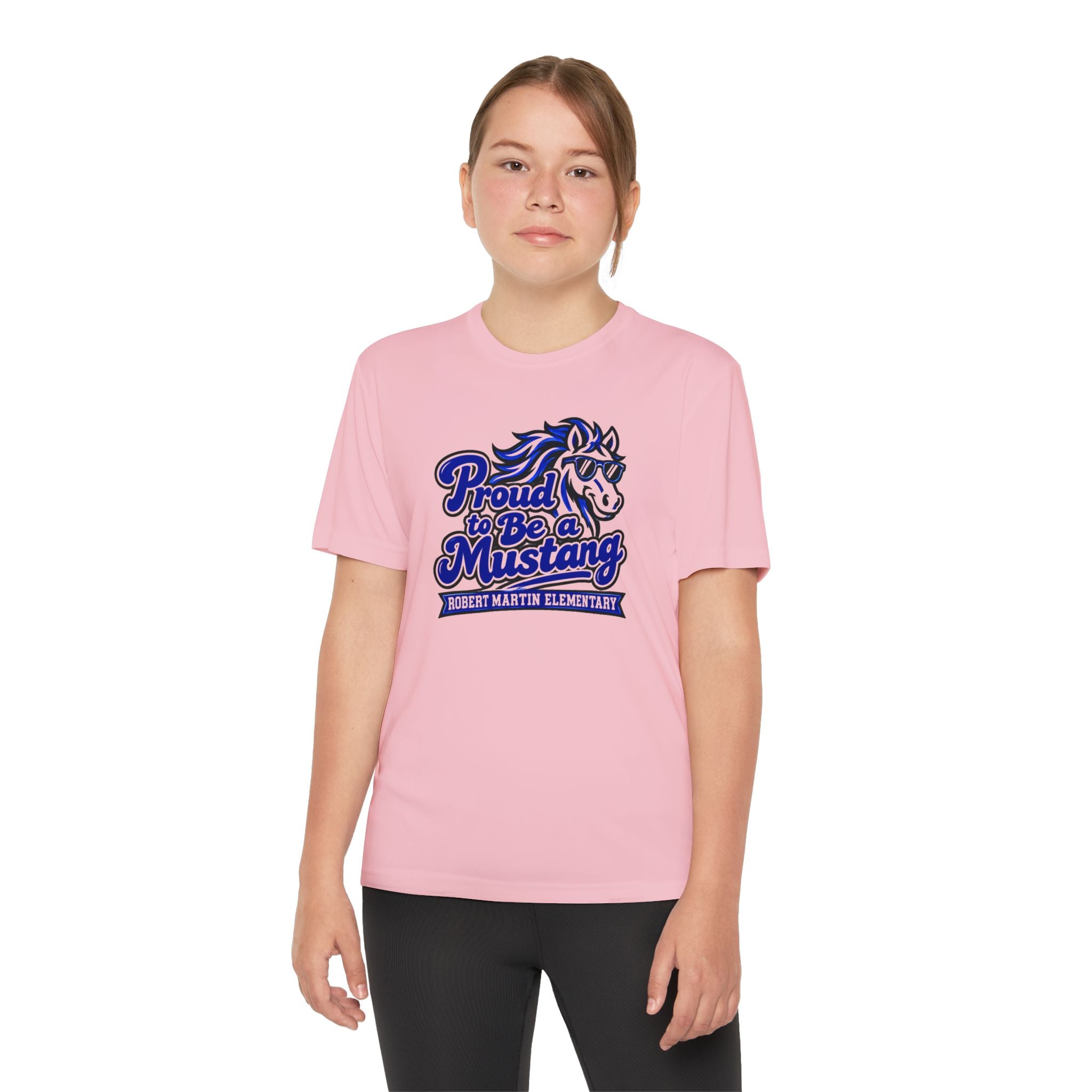YOUTH RME Proud Mustang Moisture-Wicking Performance Tee