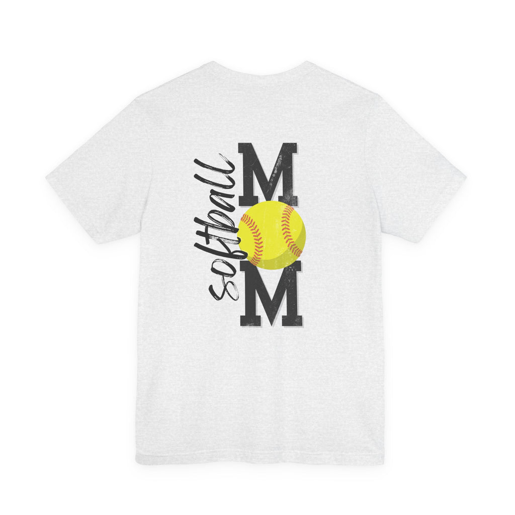 PERSONALIZED Softball Mom (front/back)