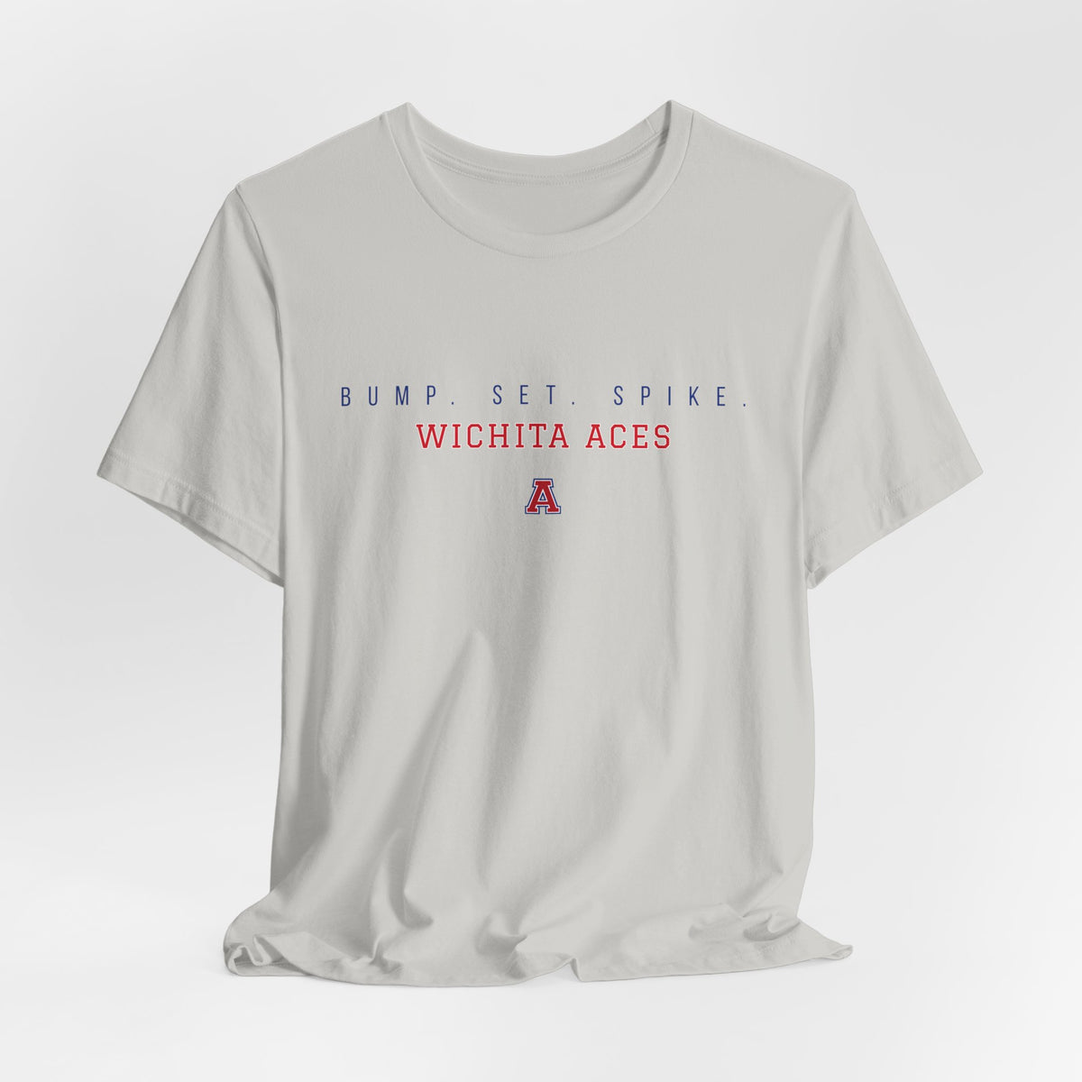 Wichita Aces BUMP SET SPIKE Soft Tee | Simple