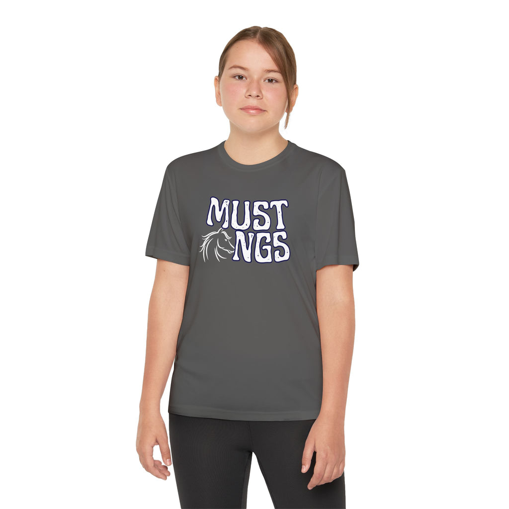 YOUTH RME Mustangs Moisture-Wicking Performance Tee