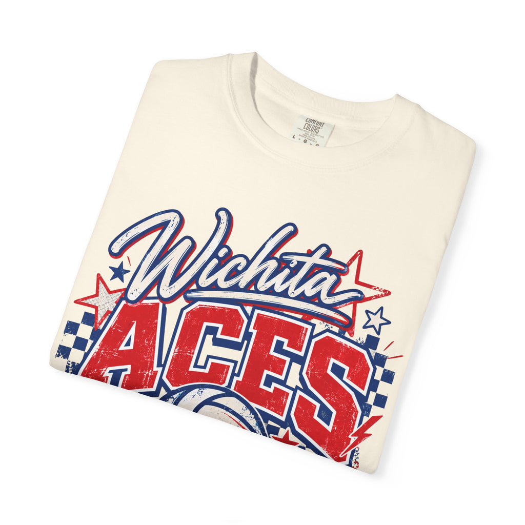 Wichita Aces Volleyball Comfort Colors Tee | Checkered
