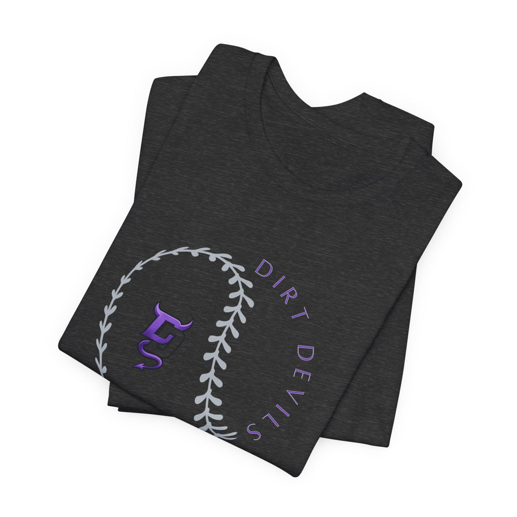 Dirt Devils Softball Baseball Stitch Tee  U10/12