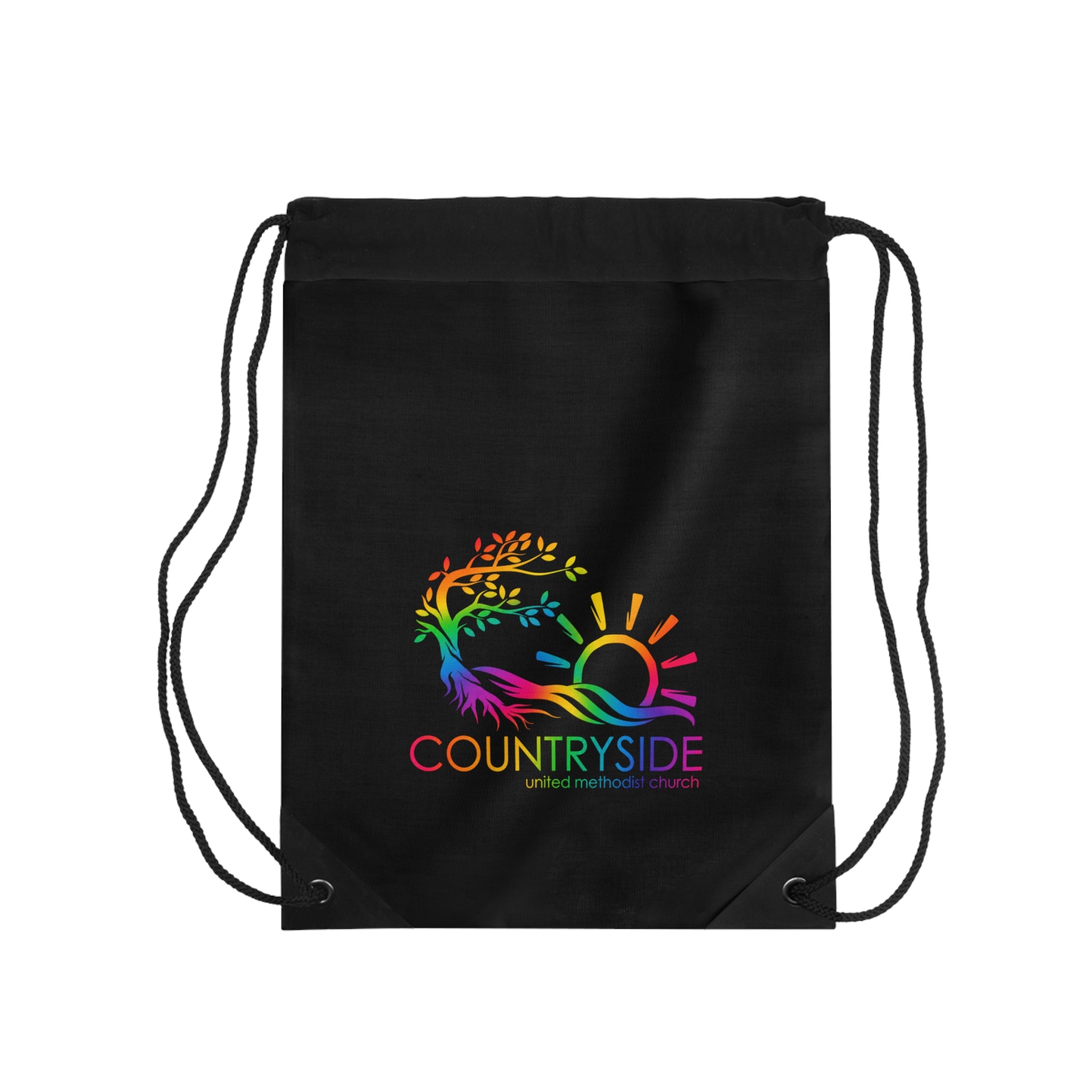 Countryside Drawstring Bag Rainbow