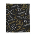 Knights Baseball Velveteen Plush Blanket