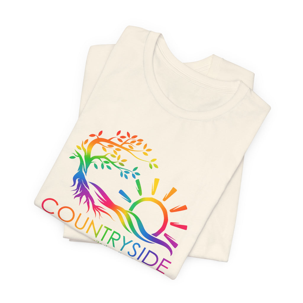 Bella and Canvas Countryside Rainbow Tee