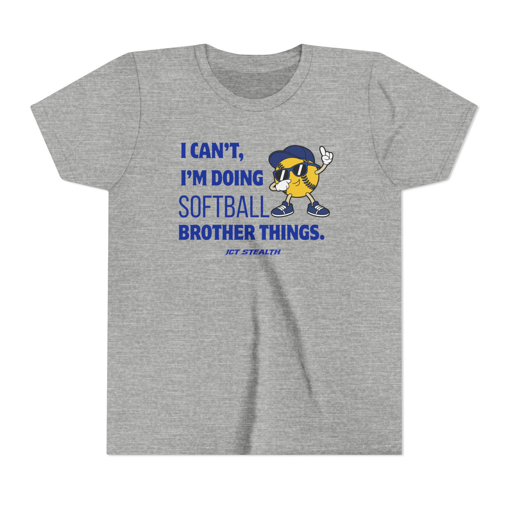 YOUTH PERSONALIZED Stealth Softball Bro Tee