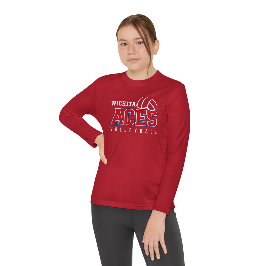 YOUTH Wichita Aces Long Sleeve DryBlendTee | Classic