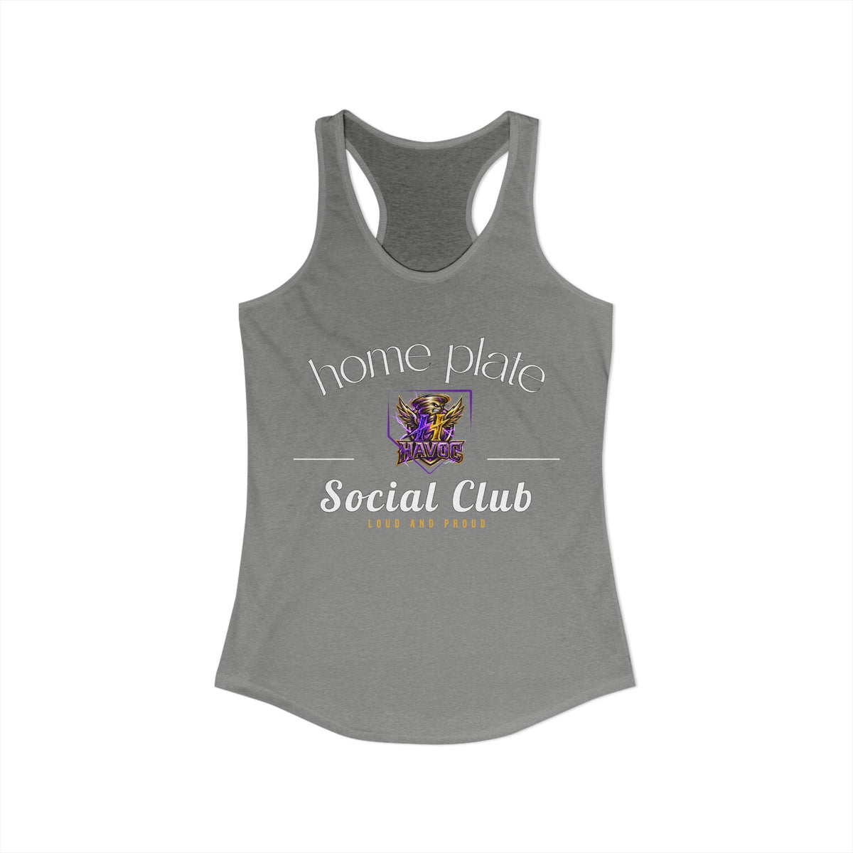 Havoc Home Plate Social Club Racerback Tank