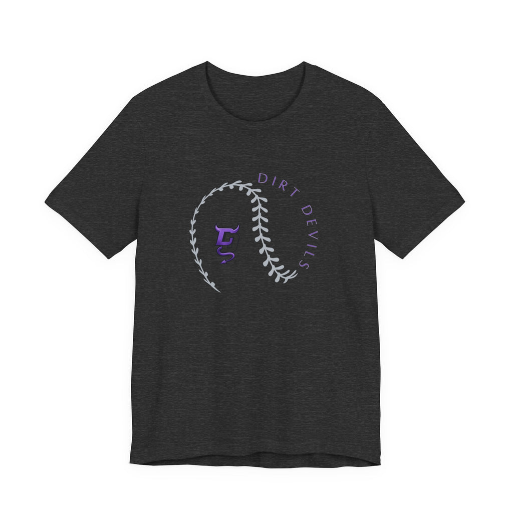 Dirt Devils Softball Baseball Stitch Tee  U10/12
