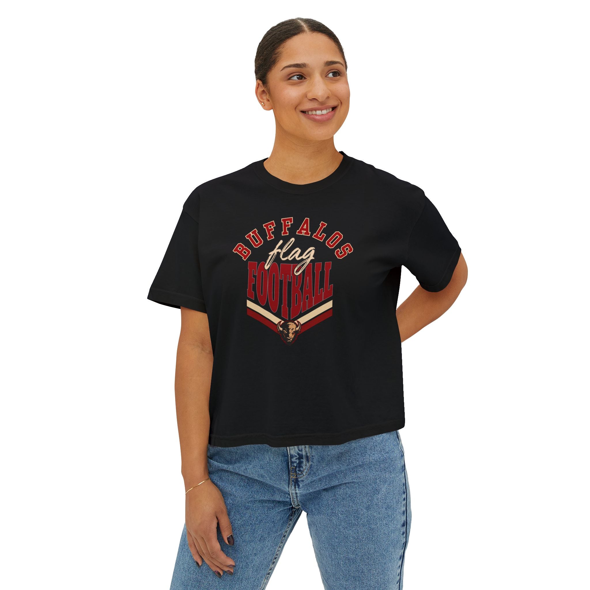 Buffalos Women's Boxy Tee (Comfort Colors)