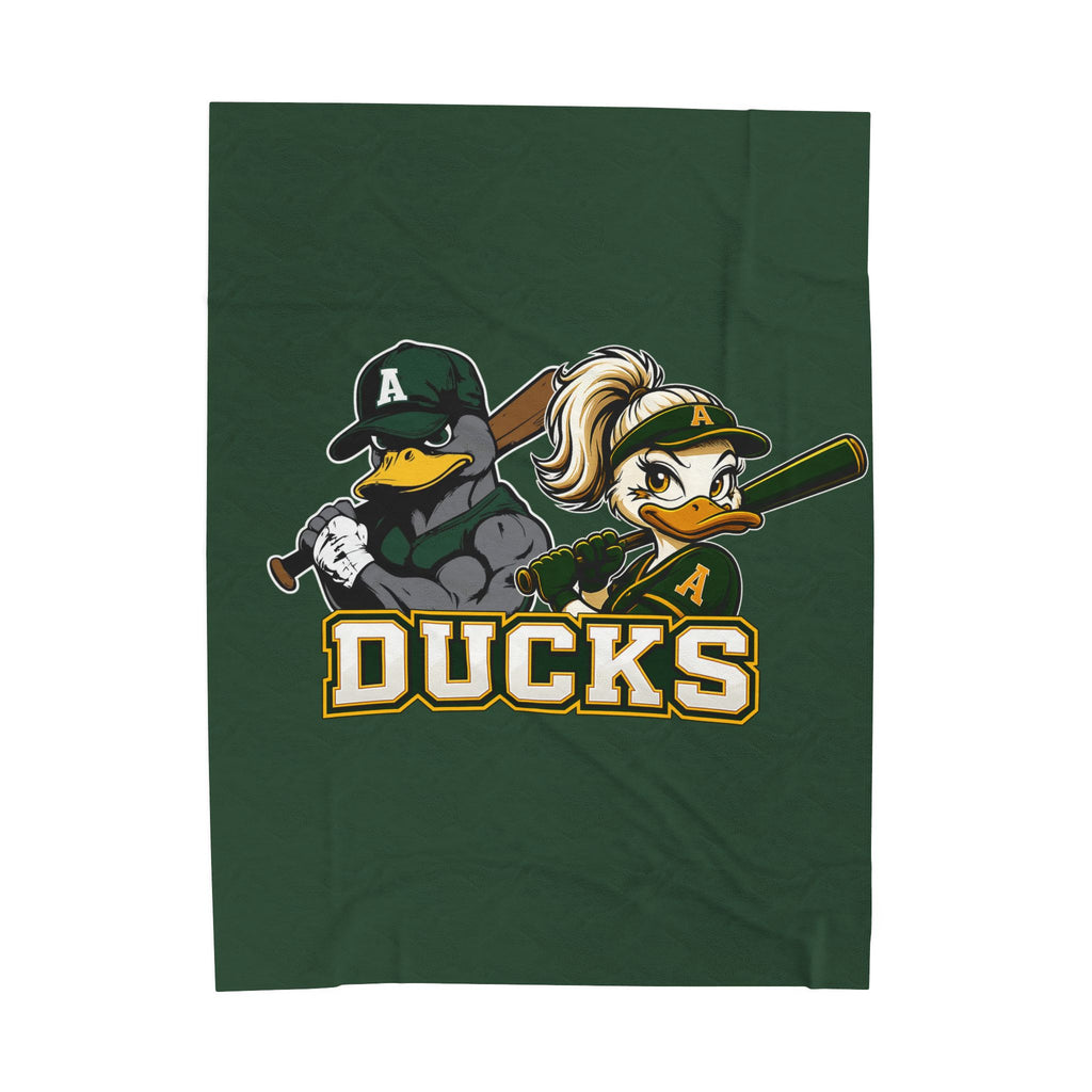 Ducks Velveteen Plush Blanket