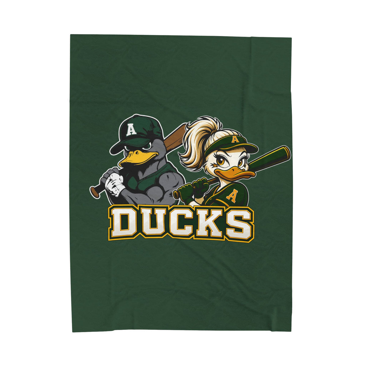 Ducks Velveteen Plush Blanket